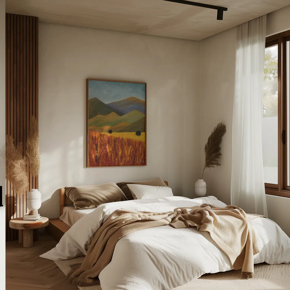 Before the Harvest - Stretched Canvas, Poster or Fine Art Print