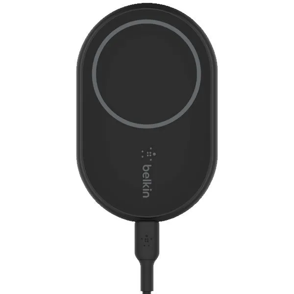 BELKIN BOOSTCHARGE Magnetic Wireless Car Charger for Apple iPhone 15/14/13/12. Includes 1.2m USB-C cable (Power Supply Sold Separately - NOT INCLUDED)