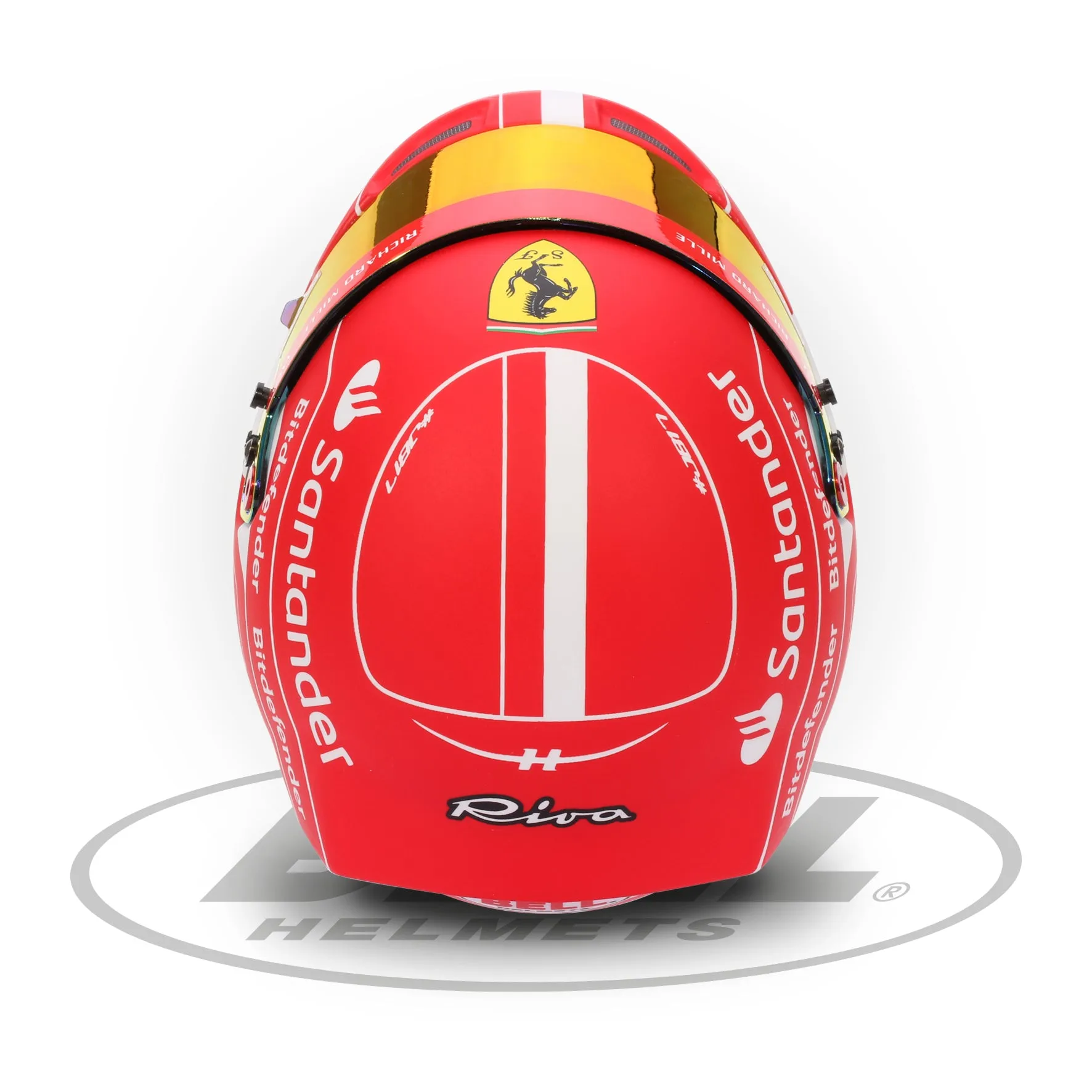 Bell 1:2 Scale Mini Helmet Charles Cleclerc 2023 Ferrari
