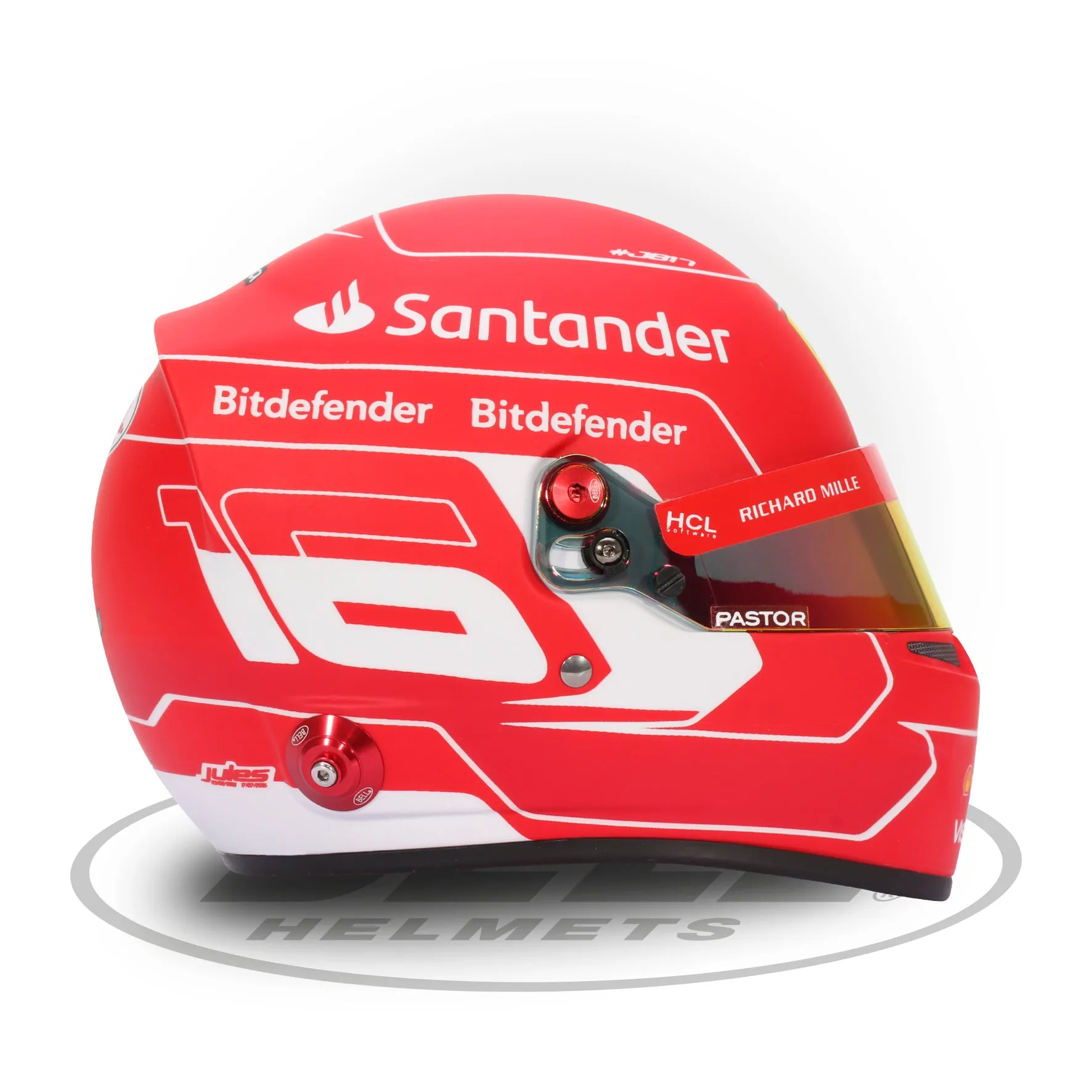 Bell 1:2 Scale Mini Helmet Charles Cleclerc 2023 Ferrari
