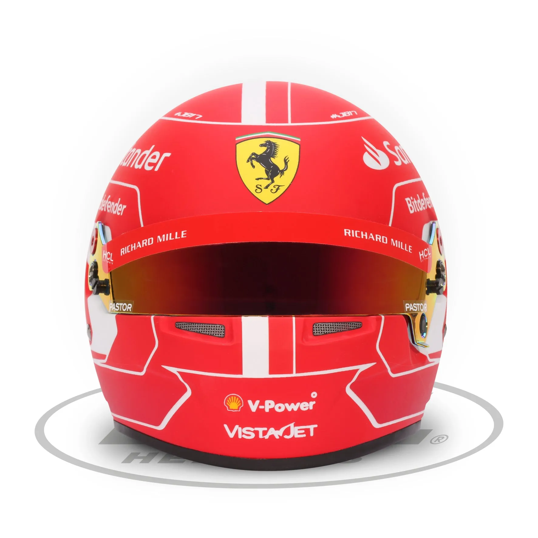 Bell 1:2 Scale Mini Helmet Charles Cleclerc 2023 Ferrari