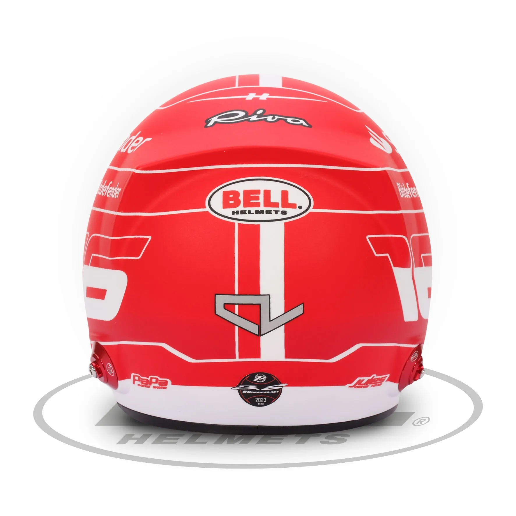 Bell 1:2 Scale Mini Helmet Charles Cleclerc 2023 Ferrari