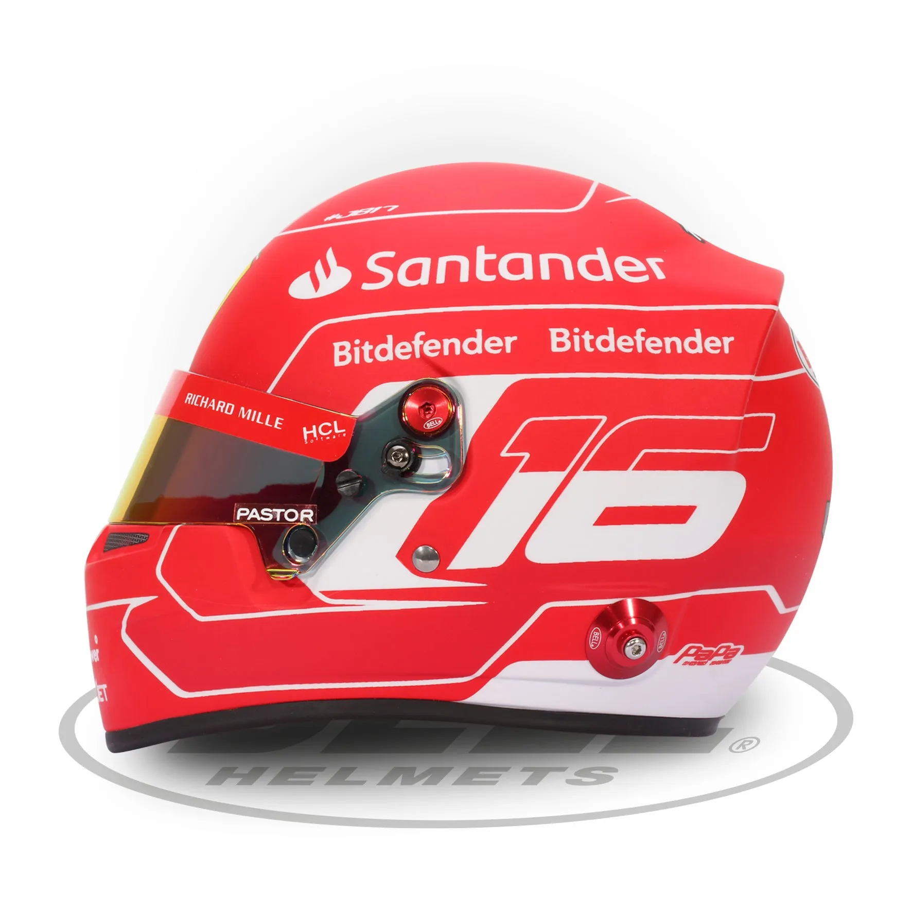 Bell 1:2 Scale Mini Helmet Charles Cleclerc 2023 Ferrari
