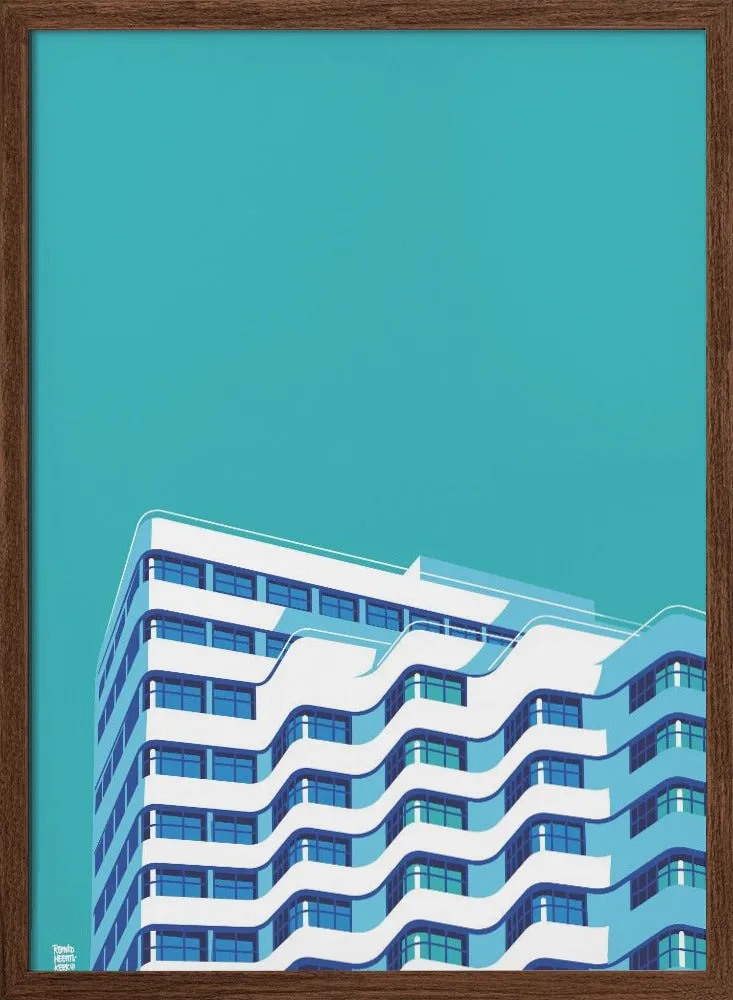 Berlin Shellhouse - Stretched Canvas, Poster or Fine Art Print