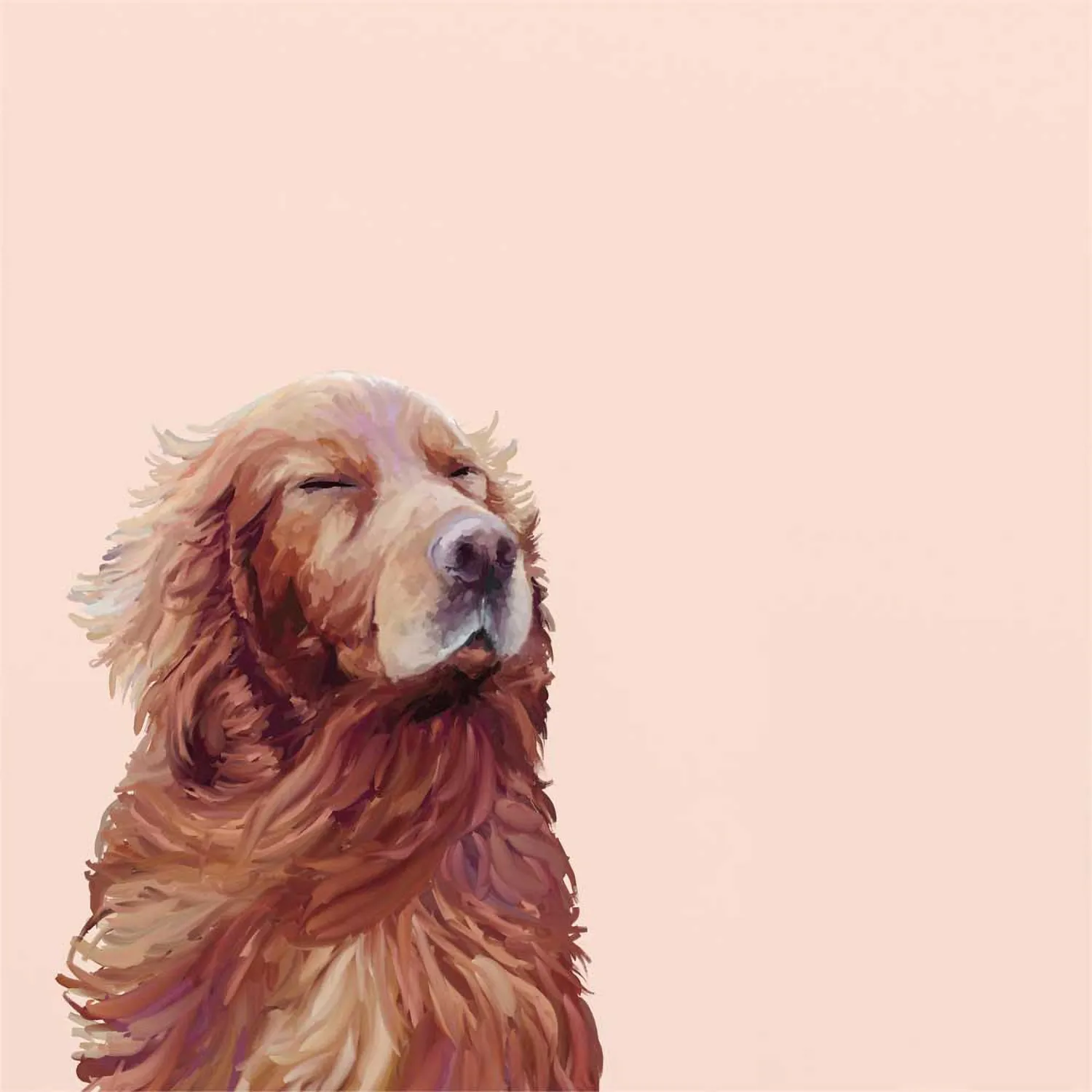 Best Friend - Golden Peace Canvas Wall Art