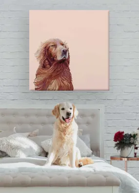 Best Friend - Golden Peace Canvas Wall Art