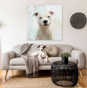 Best Friend - Pit Bull 2 Canvas Wall Art