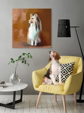 Best Friend - Shetland Sheepdog Canvas Wall Art