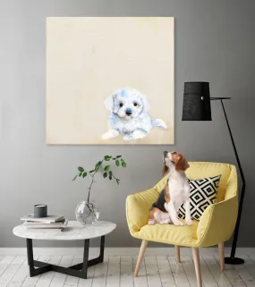 Best Friend - Shih Tzu Puppy Canvas Wall Art