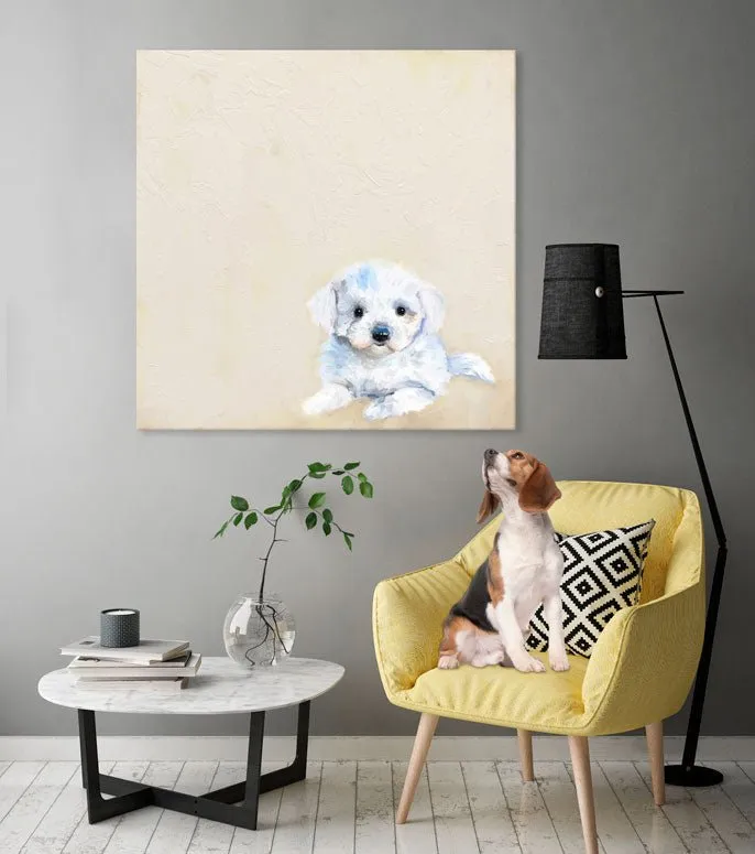 Best Friend - Shih Tzu Puppy Canvas Wall Art