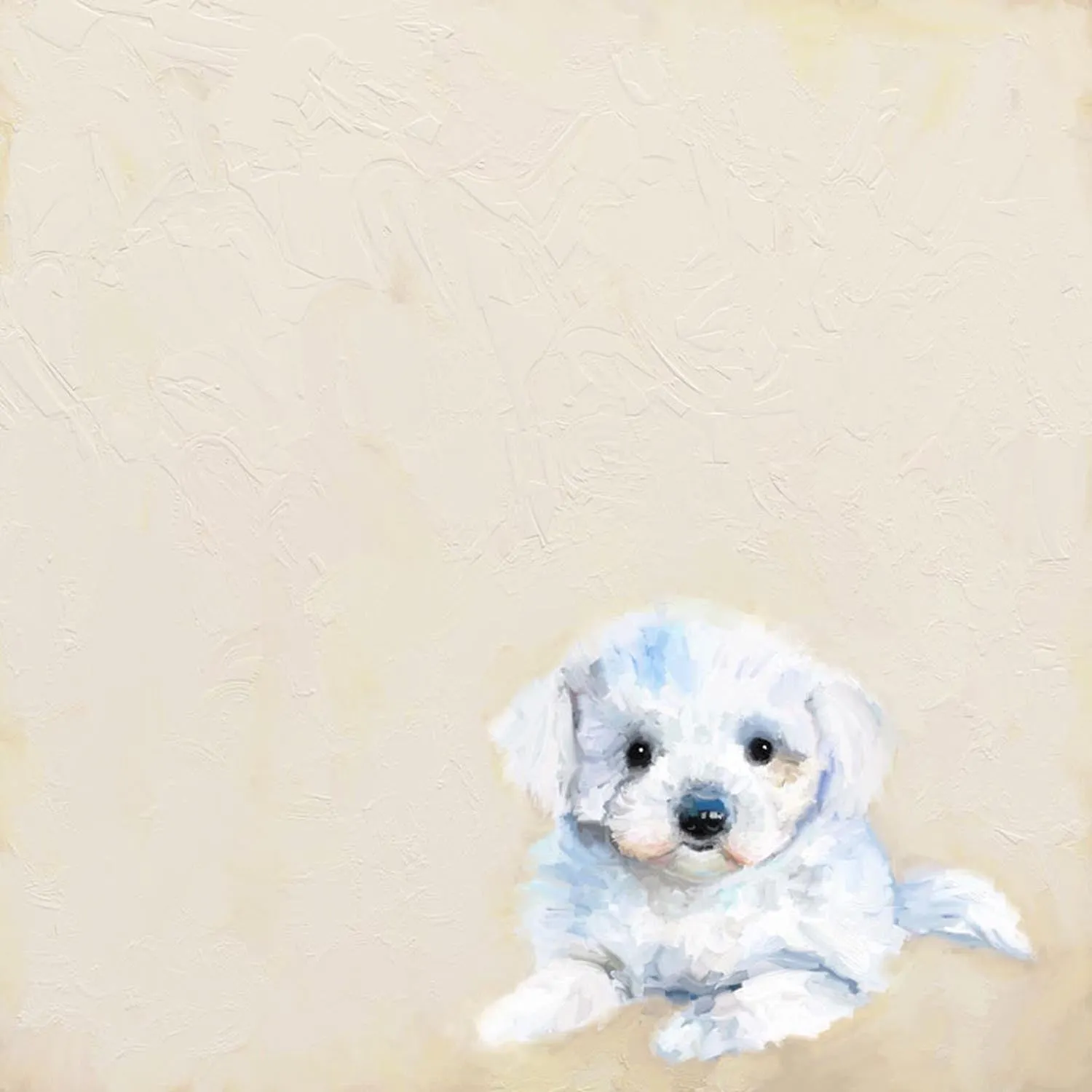 Best Friend - Shih Tzu Puppy Canvas Wall Art