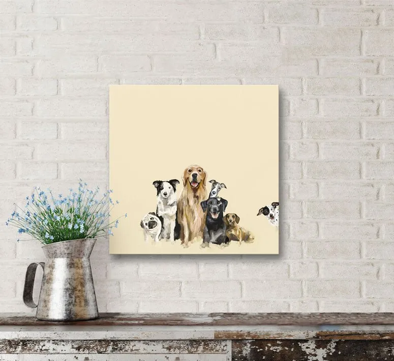 Best Friends - Puppy Pack Canvas Wall Art