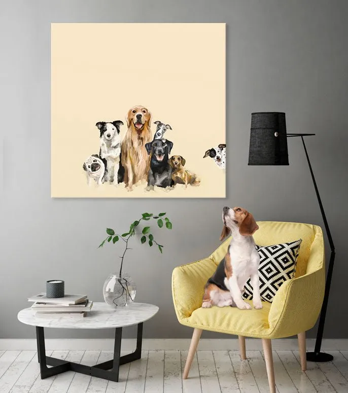 Best Friends - Puppy Pack Canvas Wall Art