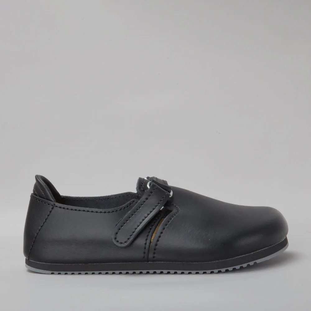 BIRKENSTOCK - LINZ 583184 - BLACK SMOOTH LEATHER