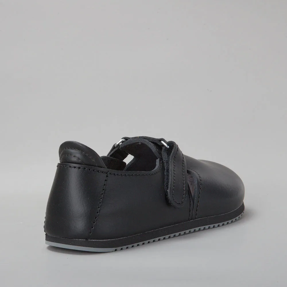 BIRKENSTOCK - LINZ 583184 - BLACK SMOOTH LEATHER