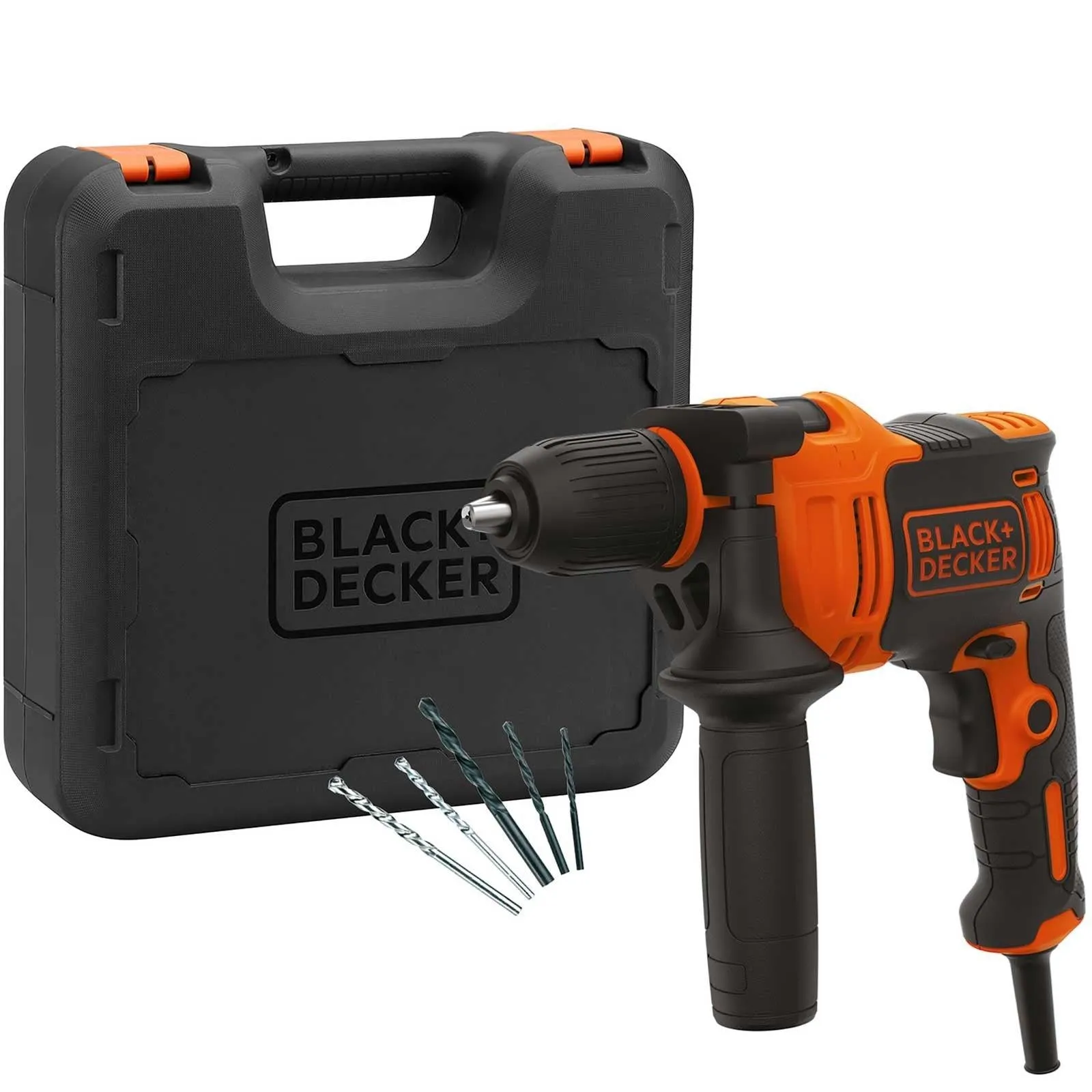 Black & Decker Hammer Drill - Black & Orange | BEH710K