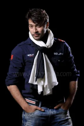 Black And White Tie-Die Color Heavy Semi Pashmina Plain Gents Shawl