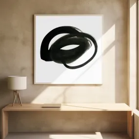 Black On White 6 - Stretched Canvas, Poster or Fine Art Print
