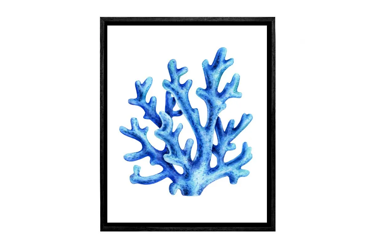 Blue Coral 2 | Canvas Wall Art Print