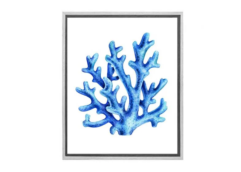 Blue Coral 2 | Canvas Wall Art Print