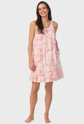 Buttermilk Floral Sleeveless Chemise