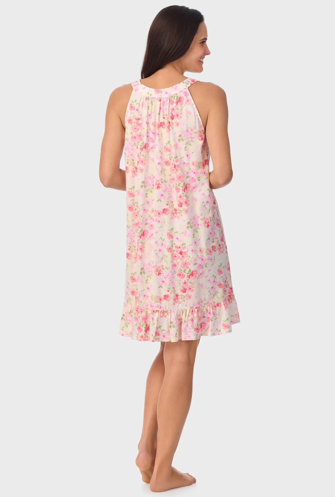 Buttermilk Floral Sleeveless Chemise