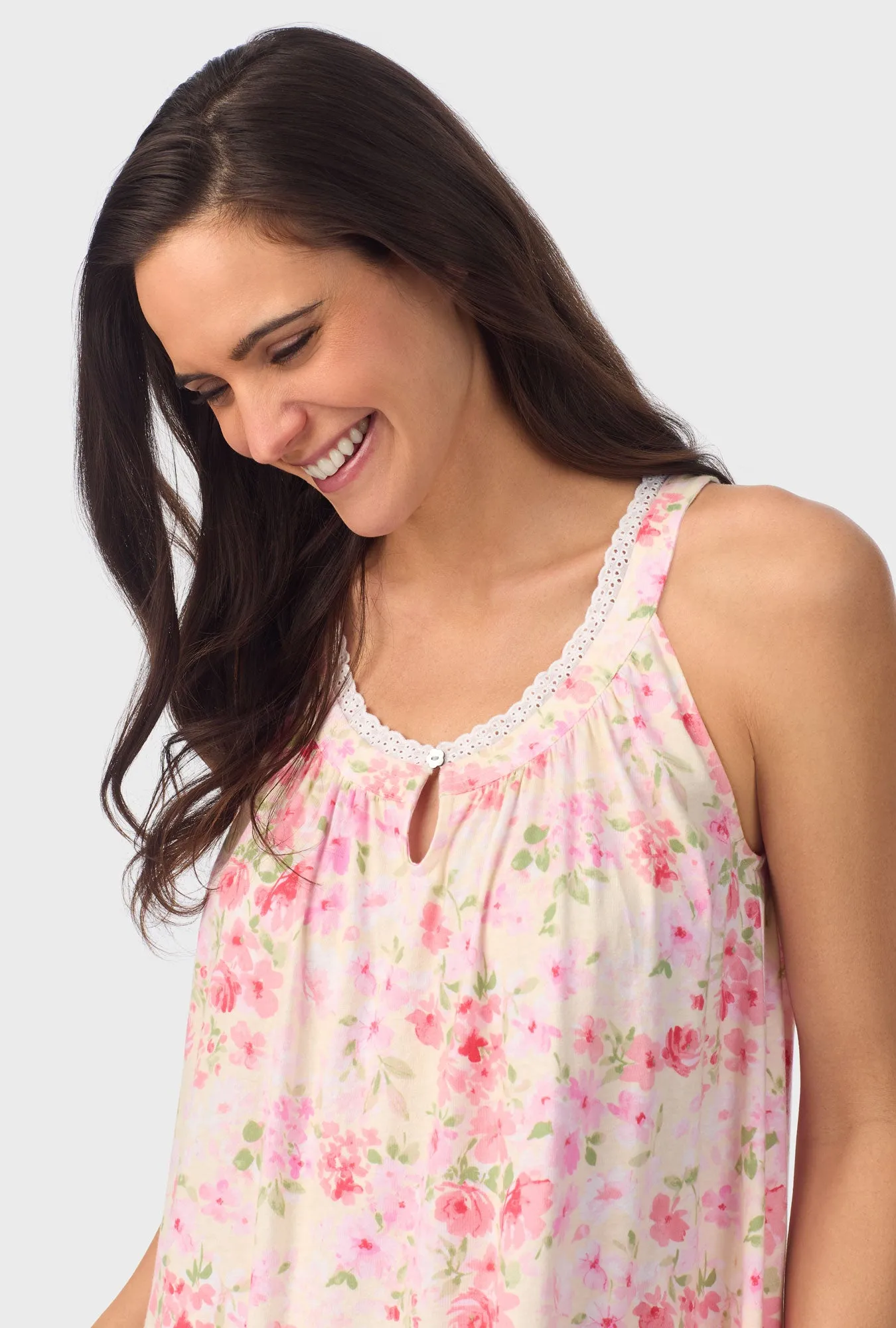 Buttermilk Floral Sleeveless Chemise