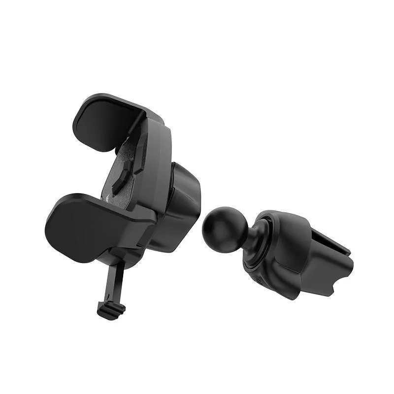 Car Phone holder in-car air outlet semi-automatic bracket