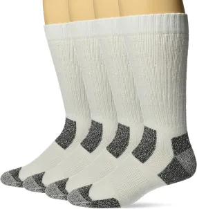 Carolina Ultimate Men's Steel Toe Boot Cushion Work Crew Socks 4 Pair Pack