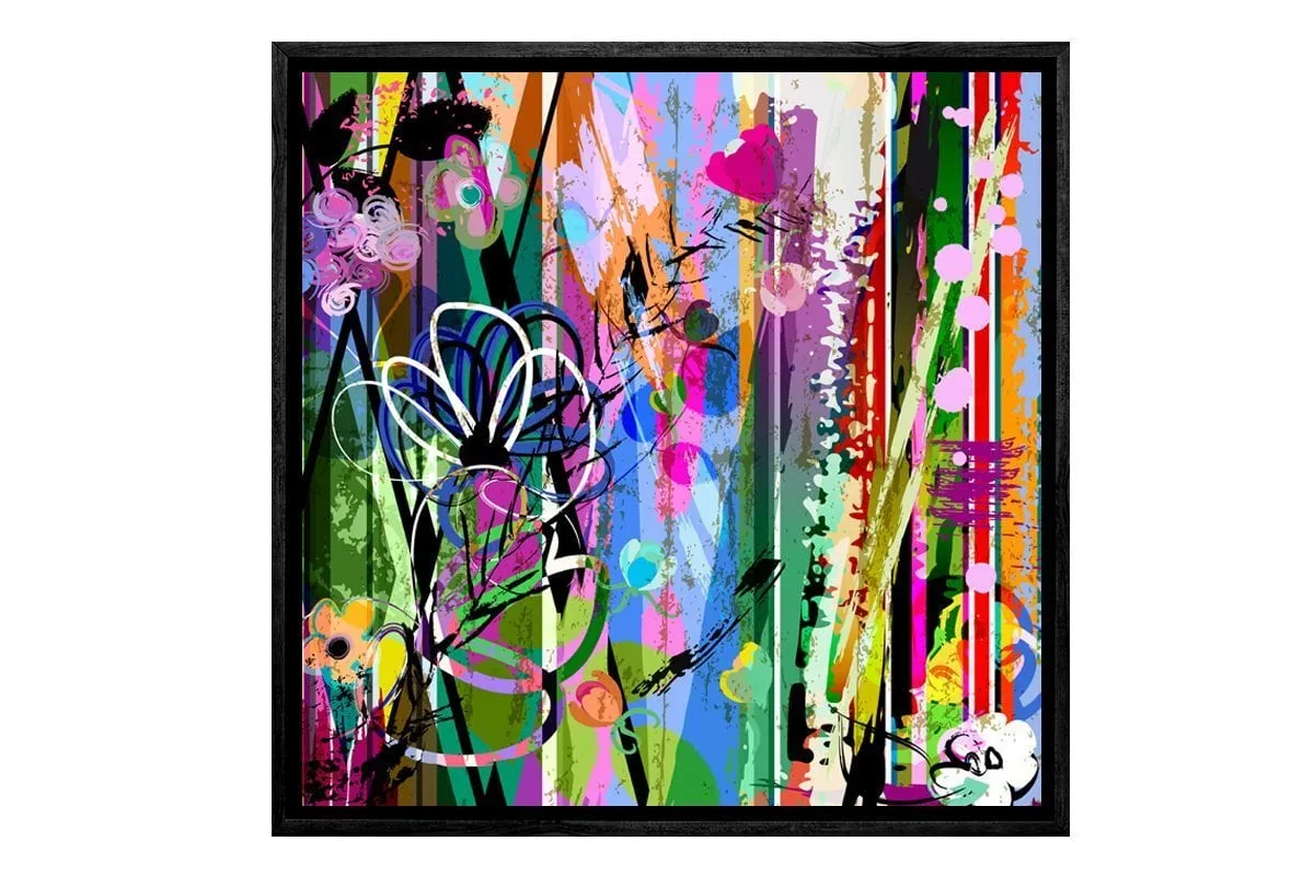 Daisy Abstract | Canvas Wall Art Print