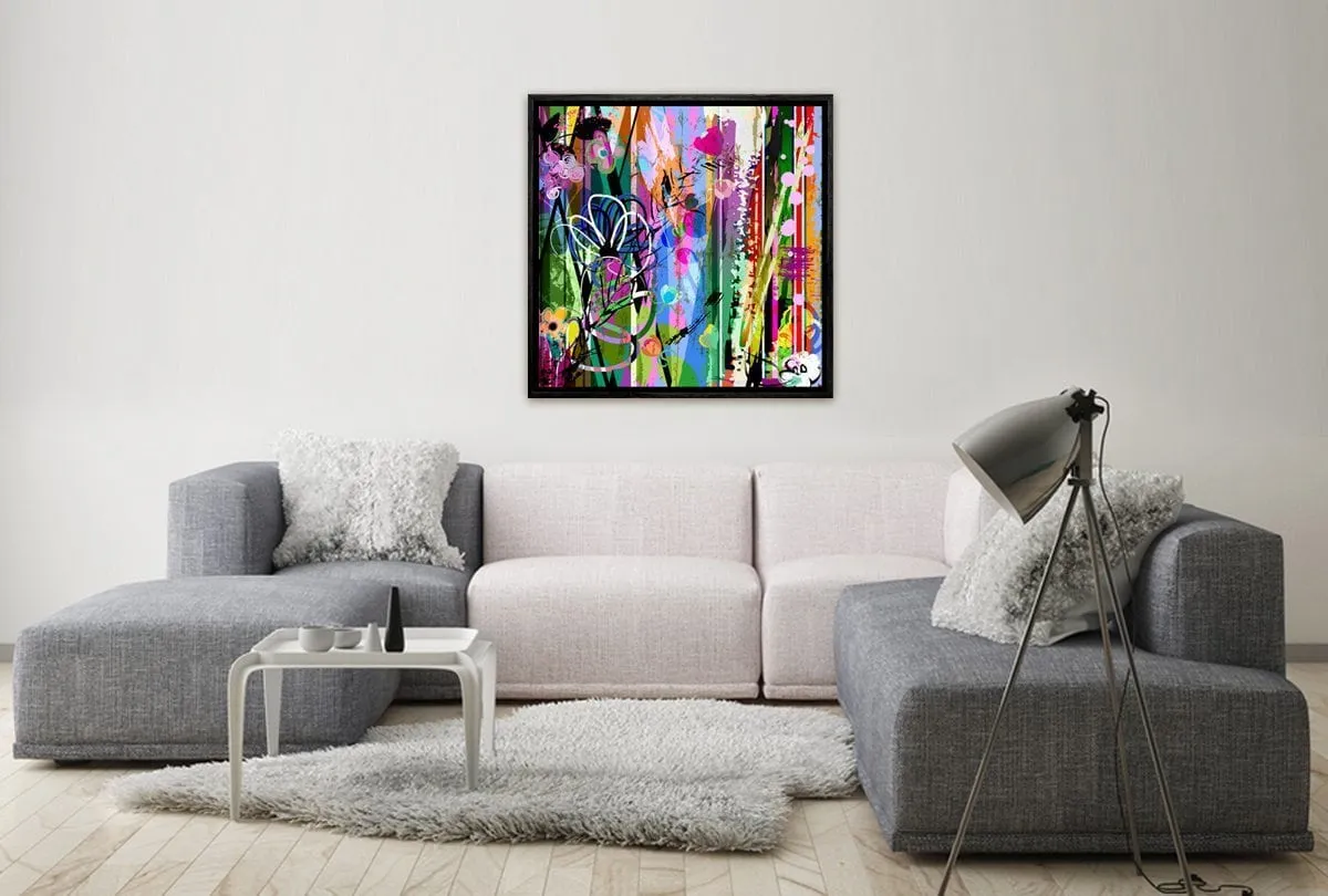 Daisy Abstract | Canvas Wall Art Print