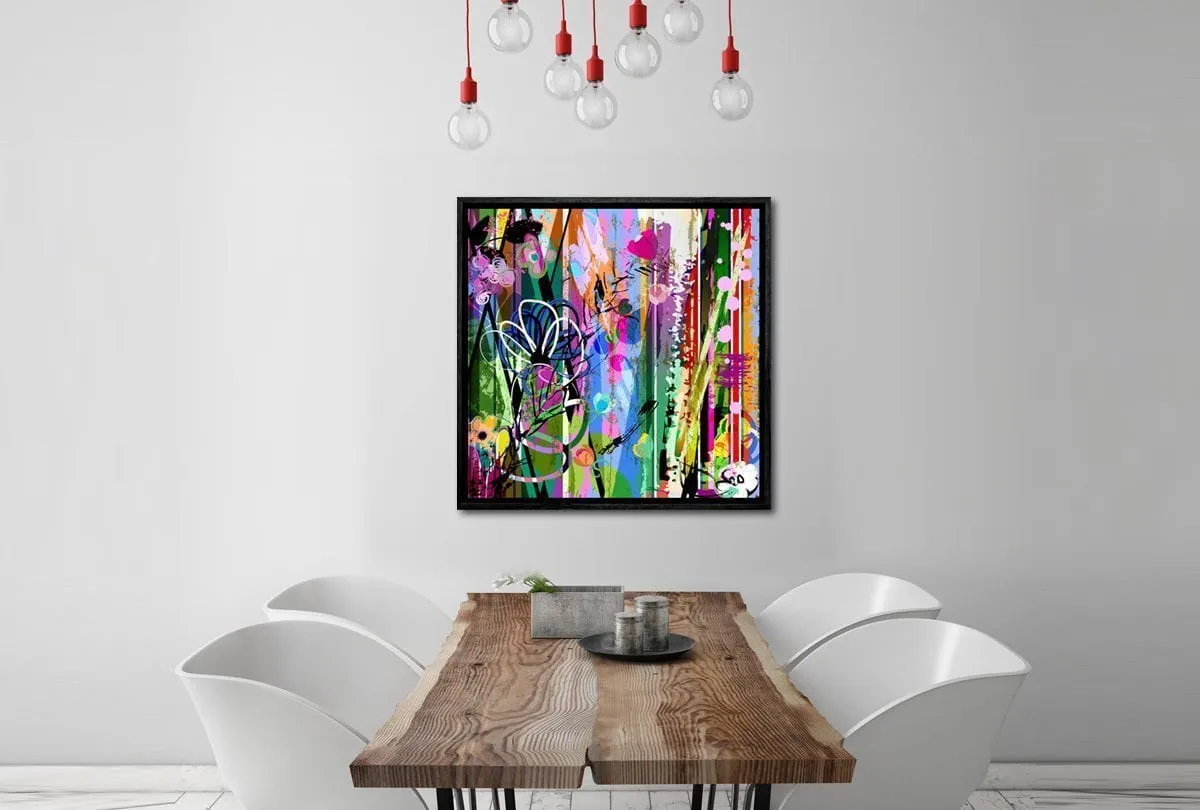 Daisy Abstract | Canvas Wall Art Print