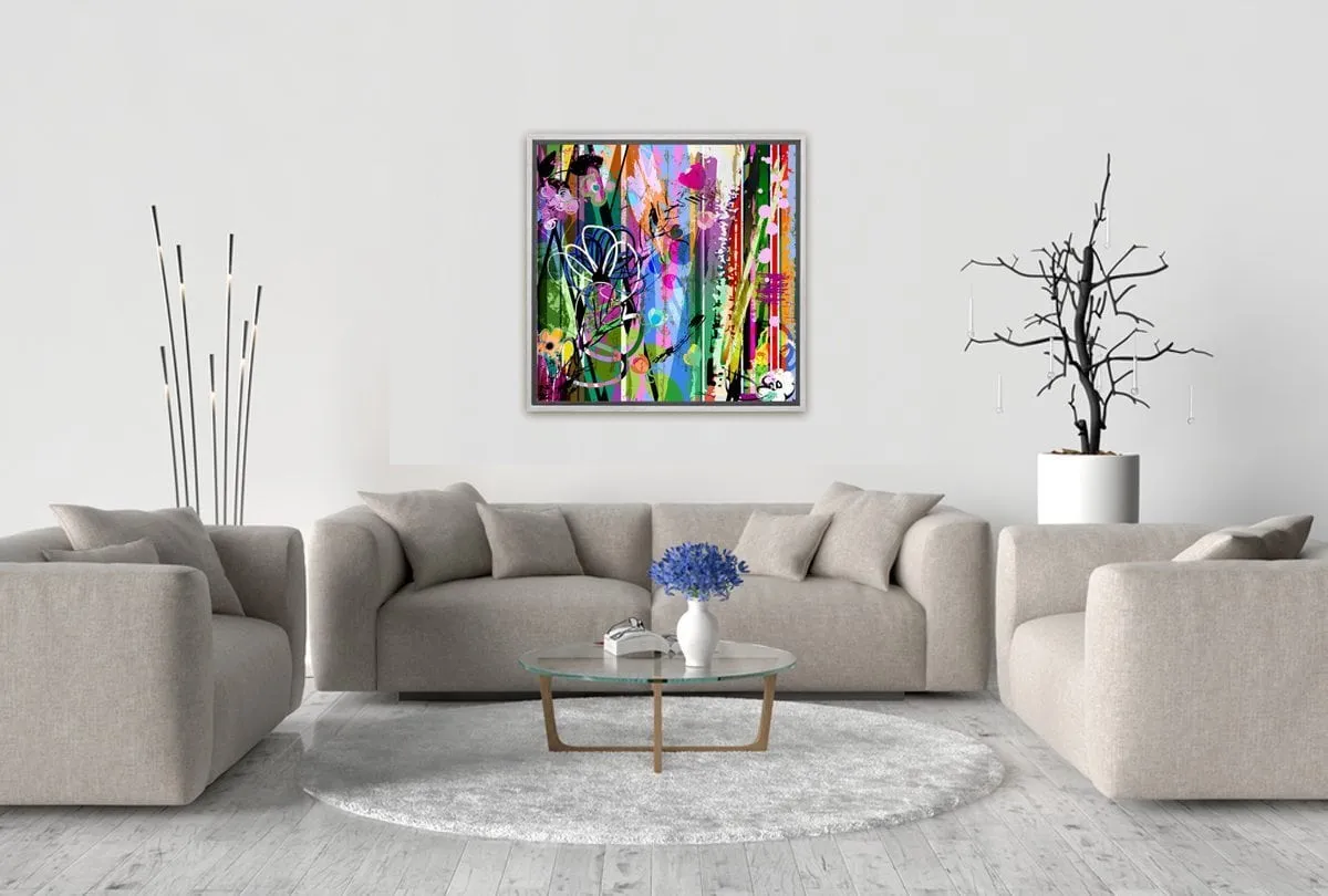 Daisy Abstract | Canvas Wall Art Print