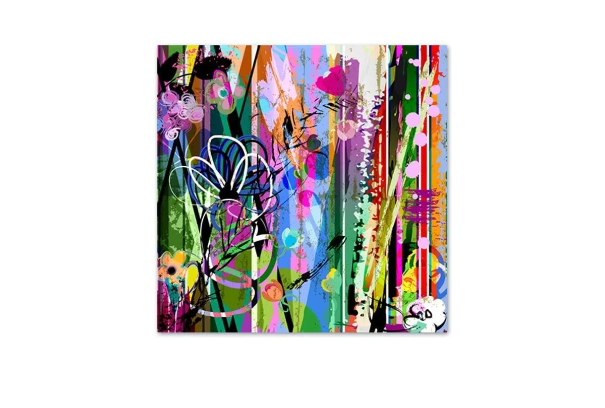 Daisy Abstract | Canvas Wall Art Print