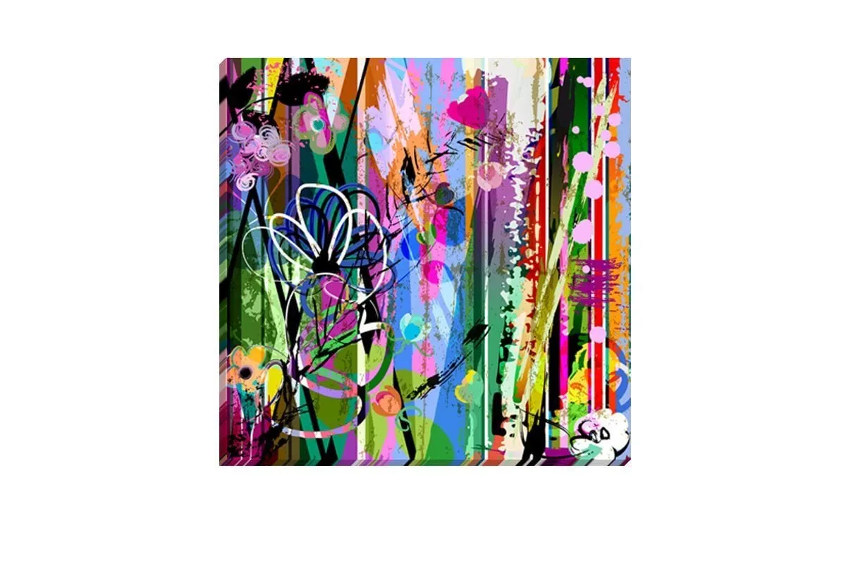 Daisy Abstract | Canvas Wall Art Print