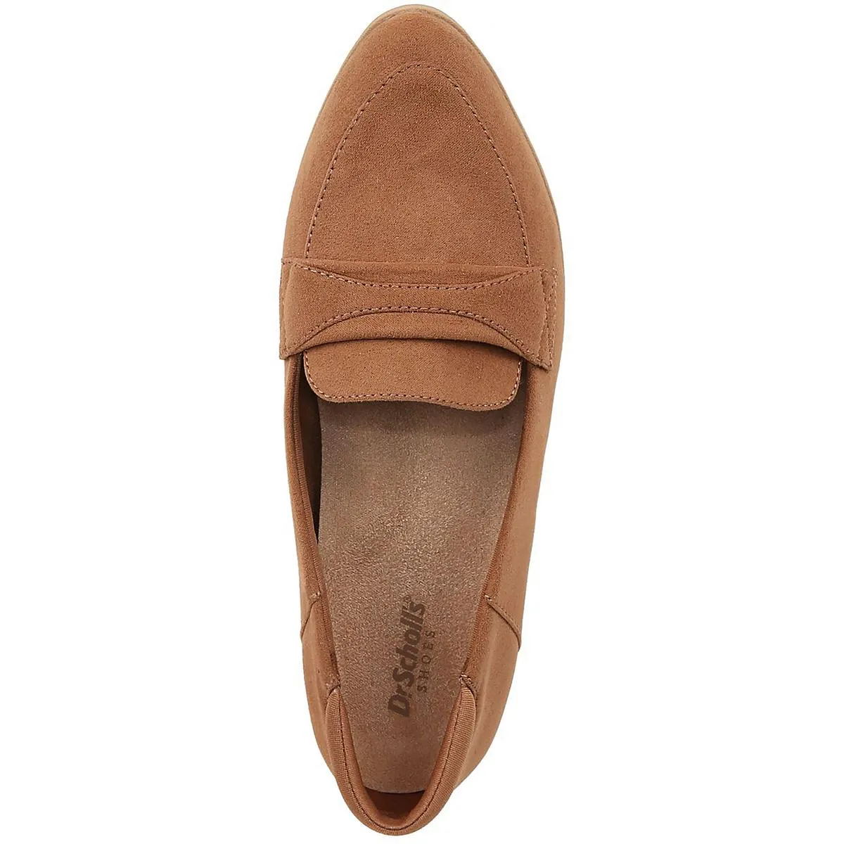 Dr. Scholl's Shoes Womens Emilia Faux Suede Slip-On Loafers