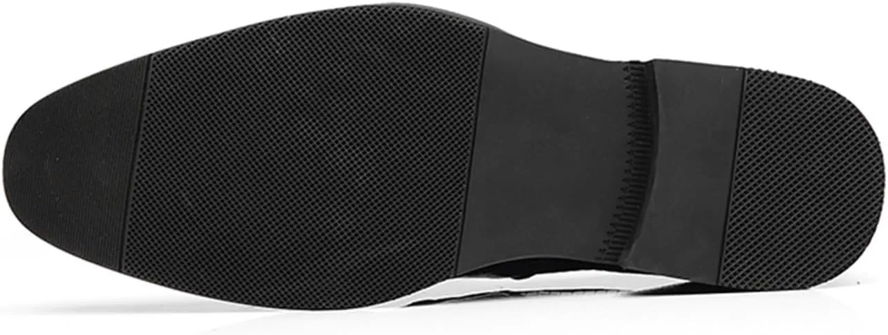 Dress Shoes for Men Men's Tassel Loafers Stylish Artificial Leather Slip-On Wedding Dress Shoes