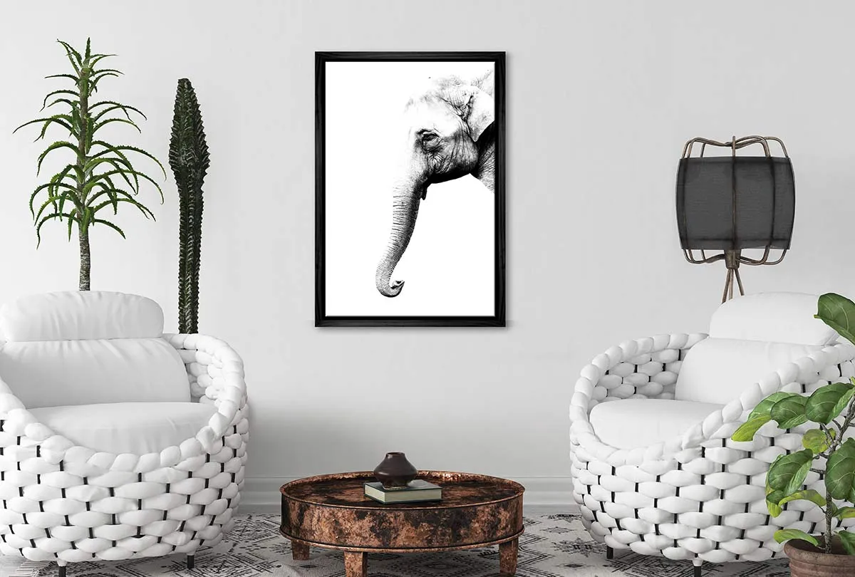 Elephant Portrait | Canvas Wall Art Print