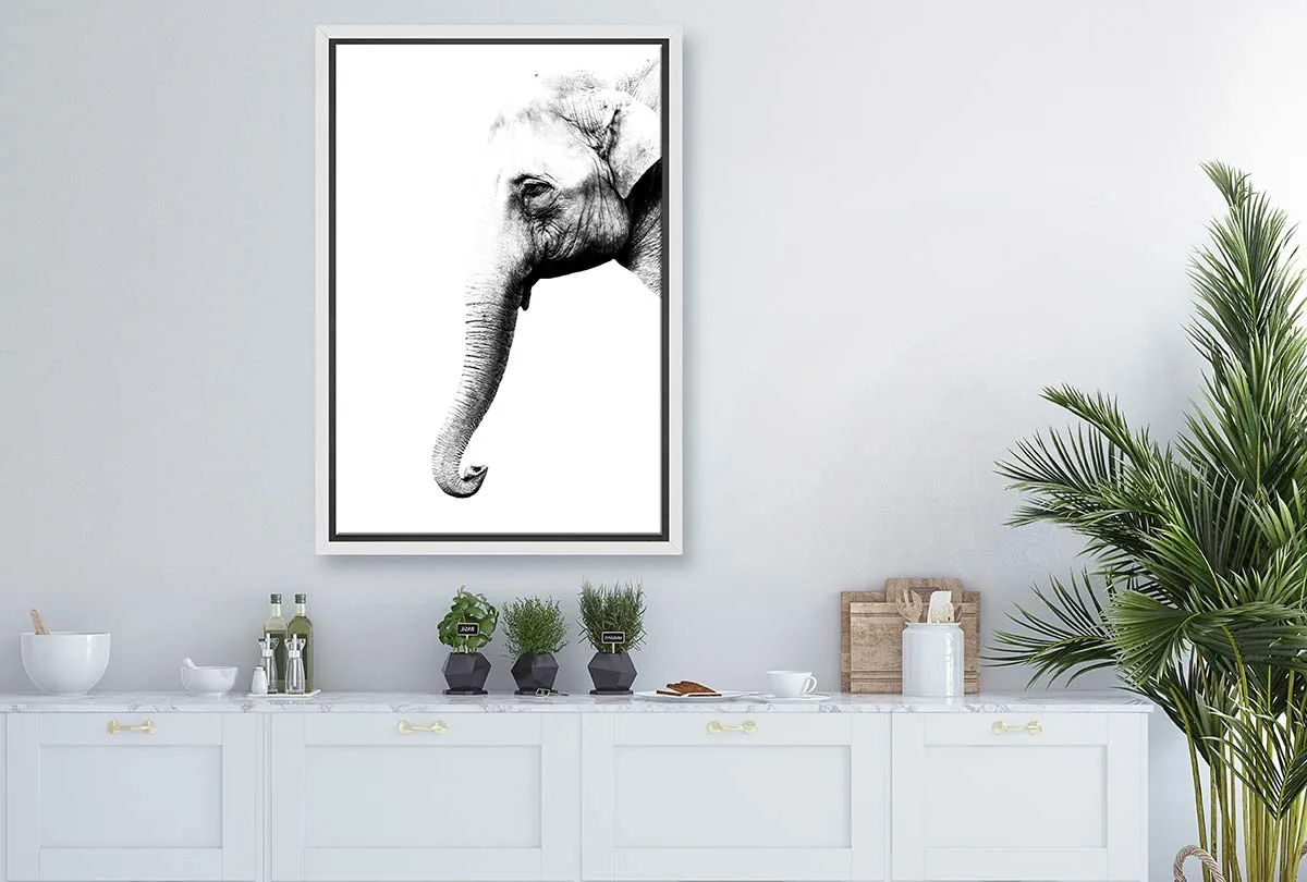 Elephant Portrait | Canvas Wall Art Print