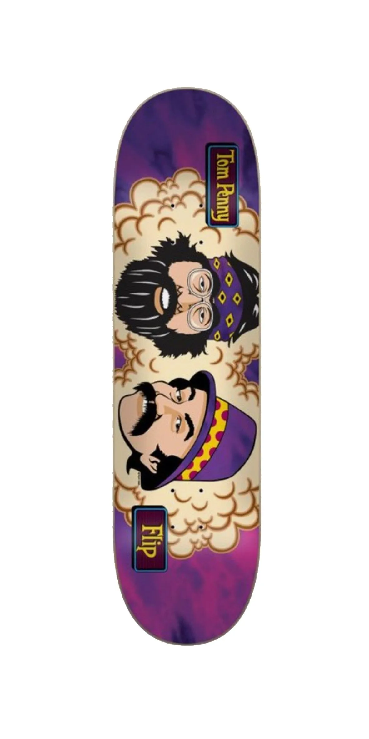 Flip Skateboards Penny Toms Friends Purple Haze 8.25"x 31.71" Skateboard Deck  - Tabla