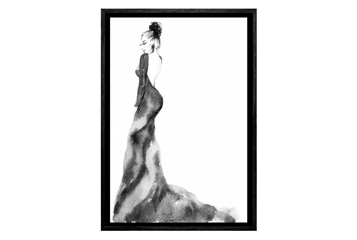 Glamorous Dress 7 | Fashion Canvas Art Print