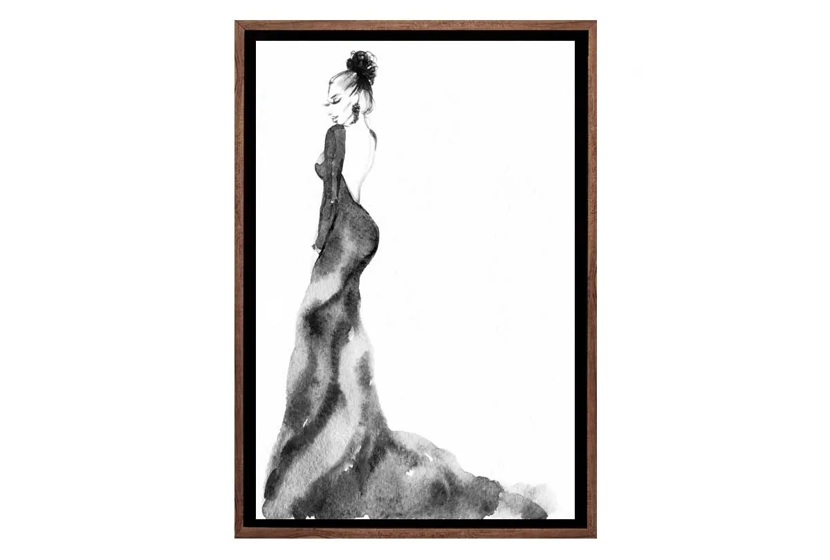 Glamorous Dress 7 | Fashion Canvas Art Print
