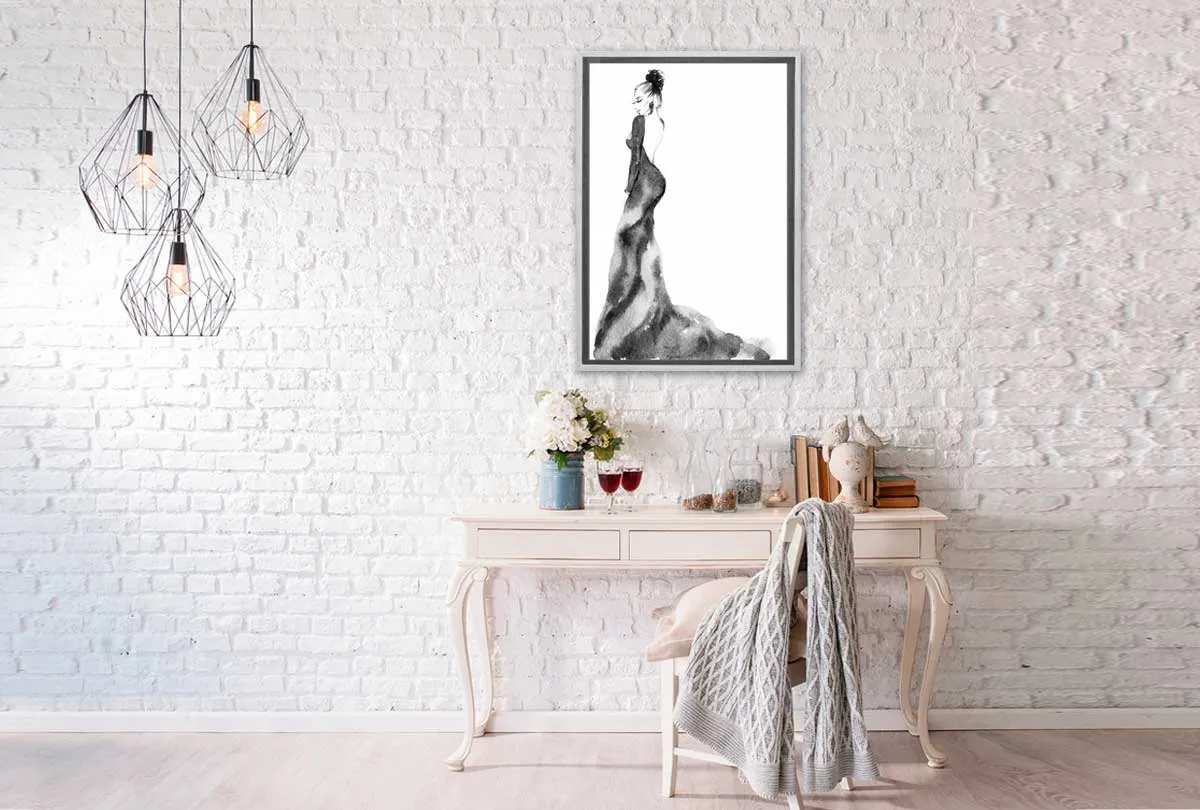 Glamorous Dress 7 | Fashion Canvas Art Print