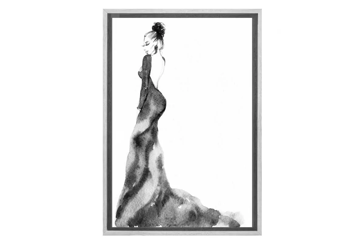 Glamorous Dress 7 | Fashion Canvas Art Print