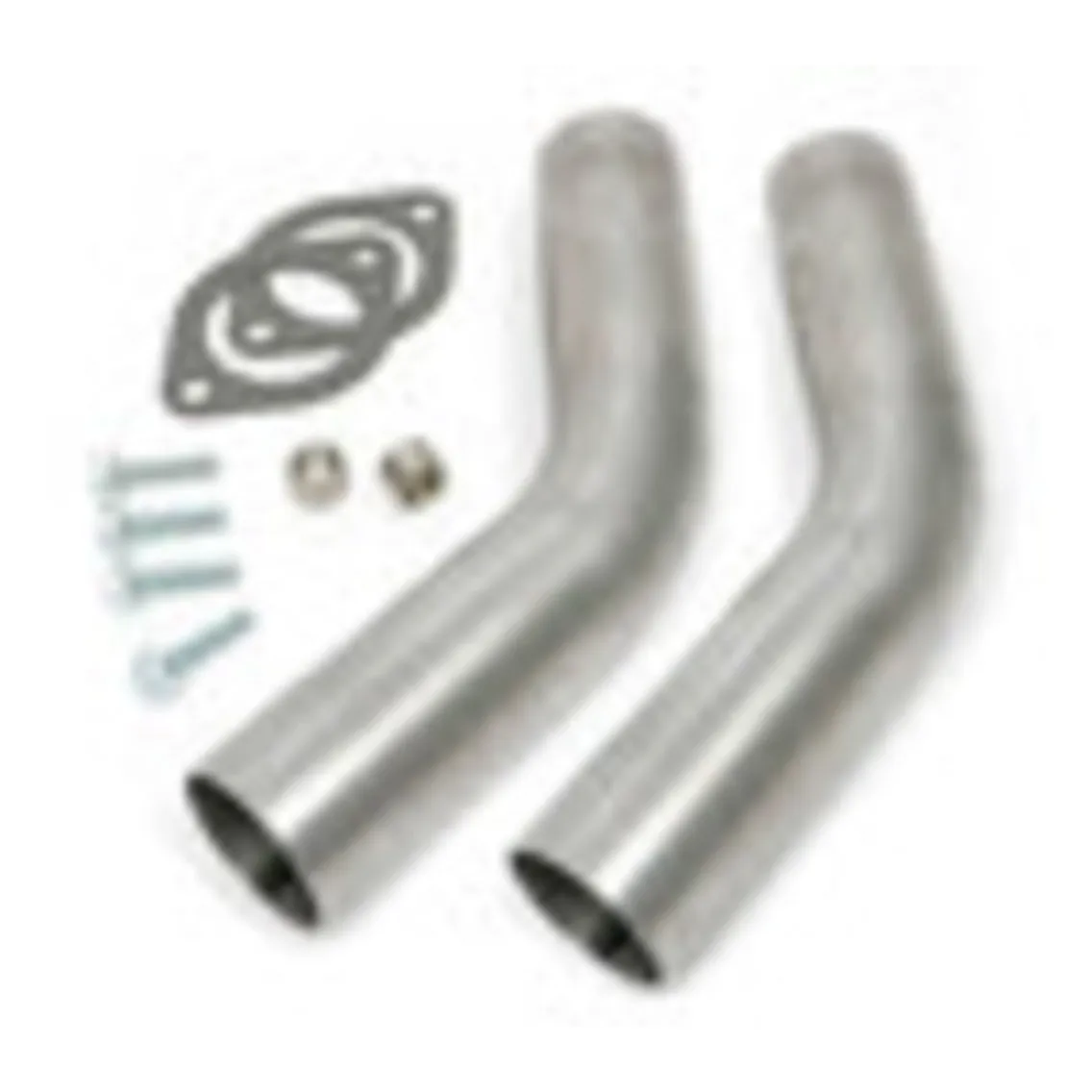 Hedman Exhaust Adapter - 1/2 in Diameter - 2-1/2 in Collector - 45 Degree Bend - Hedman Headers Exhaust Manifolds - GM LS-Series