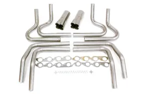 Hedman Hedders 2-3/8" BB Chevy Weld Up Kit- 4-1/2" Weld On Collecto