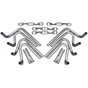 Hedman Hedders 2" SB Chevy Weld Up Kit- 3.5" Weld On Collector