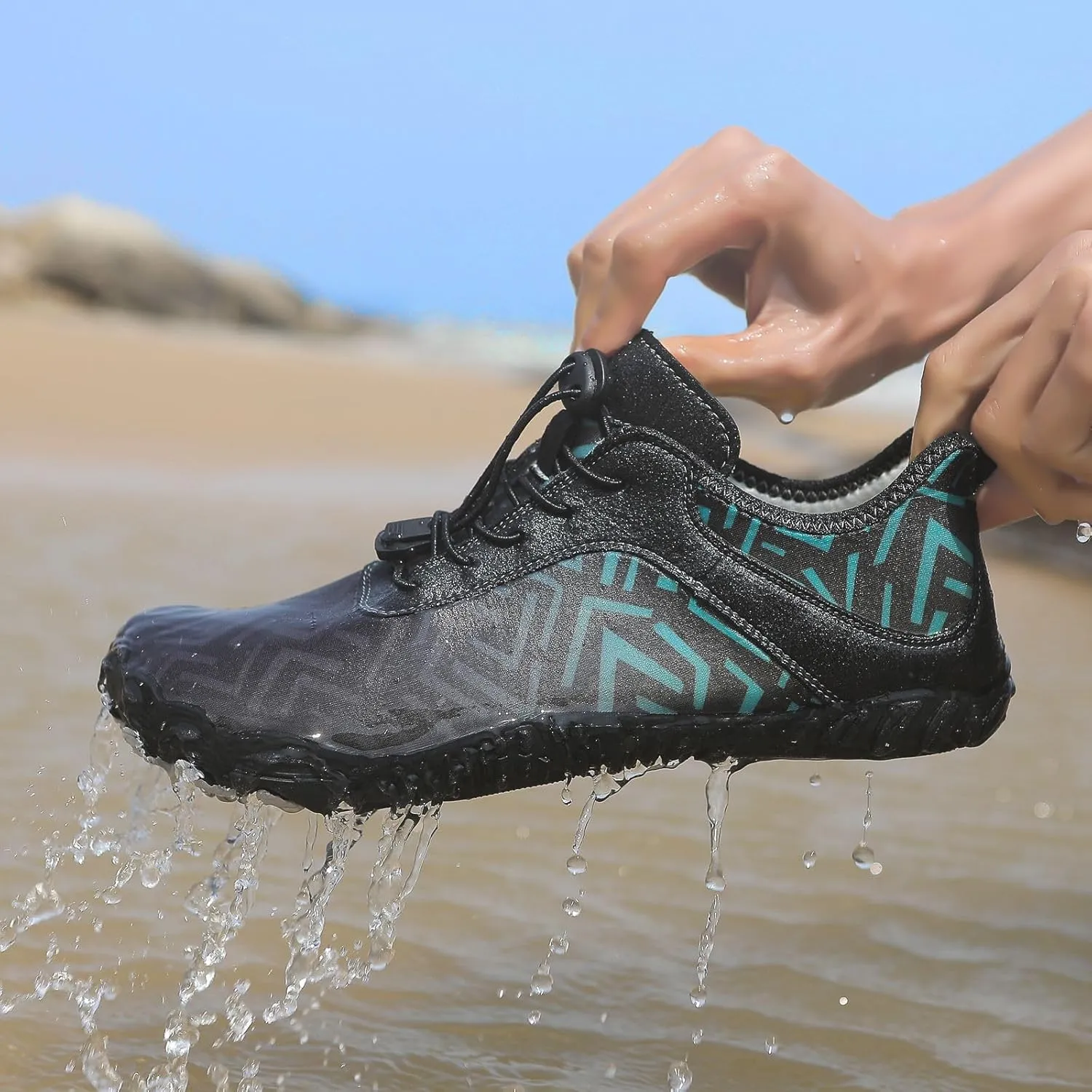 Hiking Footwear Barefoot Womens Shoes Women Men Healthy Non-Slip Unisex Grounded Footwear for Women with Neuropathy Walking Diabetic Shoes Wide Toe Box Sneakers Hike Water Shoe Quick-Dry Waterproof