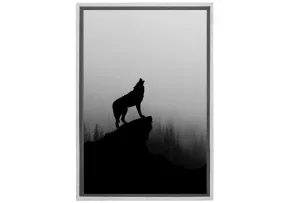 Howling Wolf | Canvas Wall Art Print