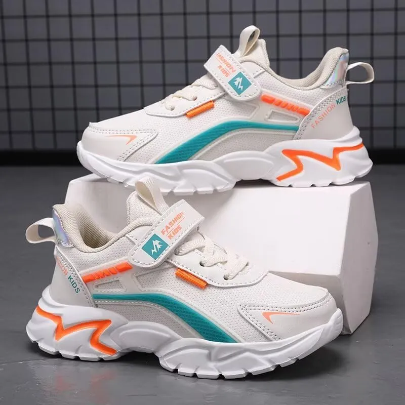 Kids Boy Fashion Lightweight Sport Sneakers for Walking Running Cycling Hiking Travel
